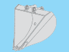 V-shaped bucket